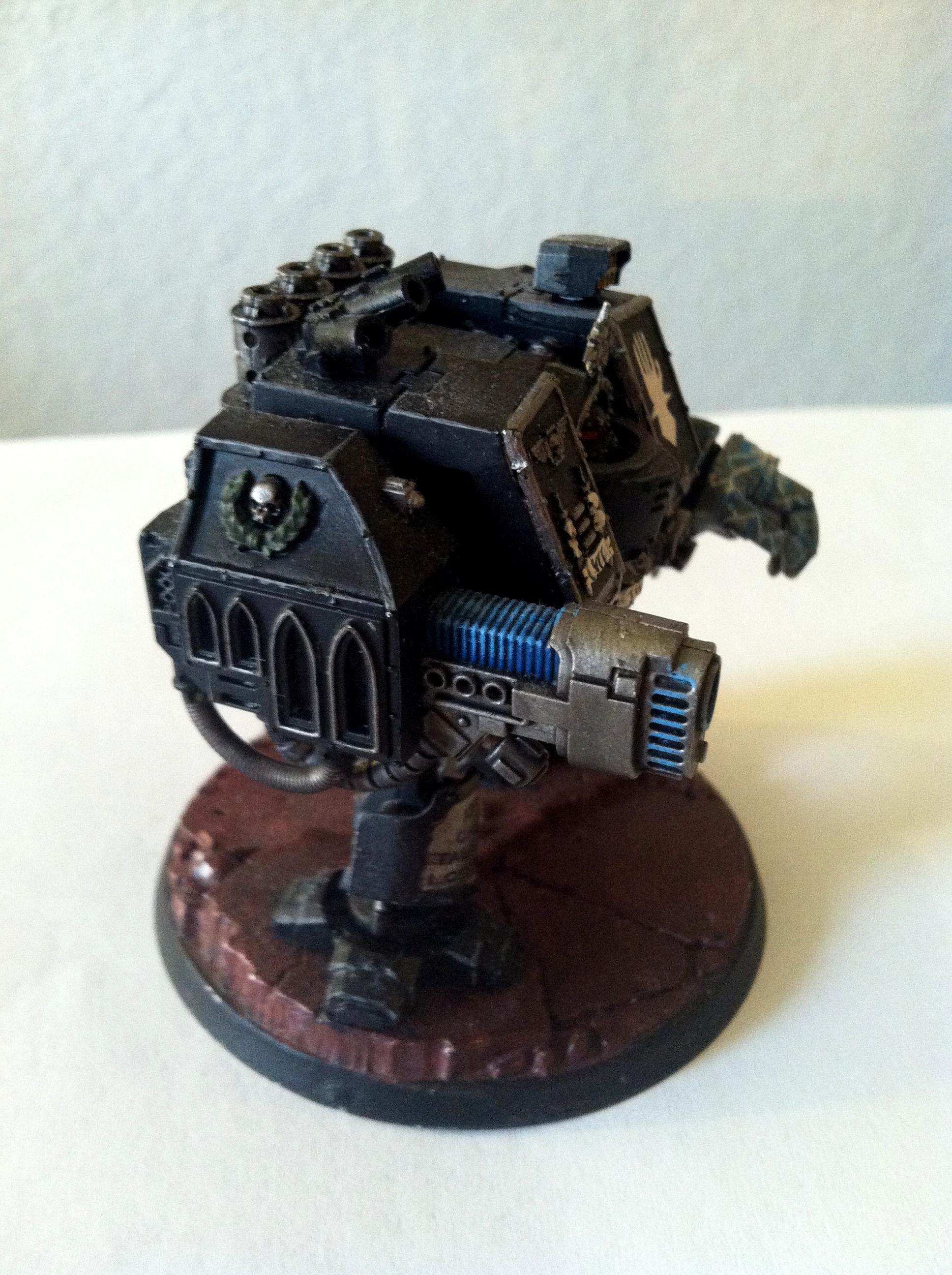 Dreadnought, Iron Hands, Space Marines, Venerable Dreadnought Iron